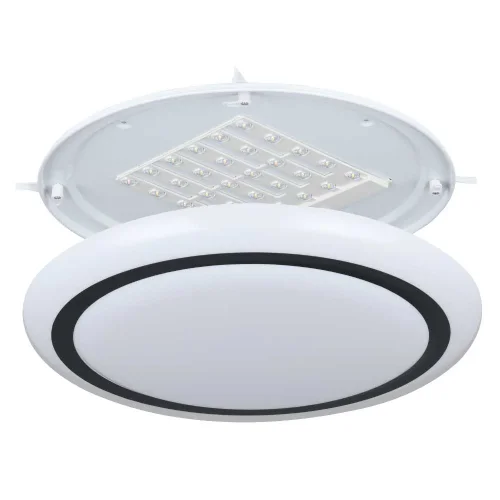 Светильник потолочный LED Capasso 900335 Eglo белый 1 лампа, основание белое в стиле современный  фото 2